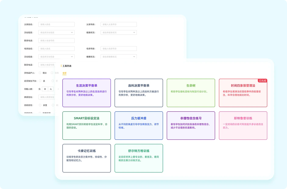 Career Consulting System Interface